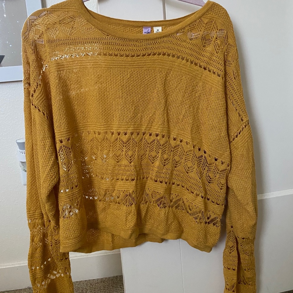 Francesca’s Yellow Sweater